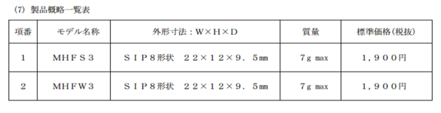 COSEL コーセル　MHF